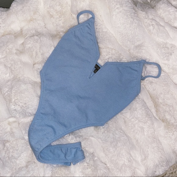 Tops - Baby blue bodysuit